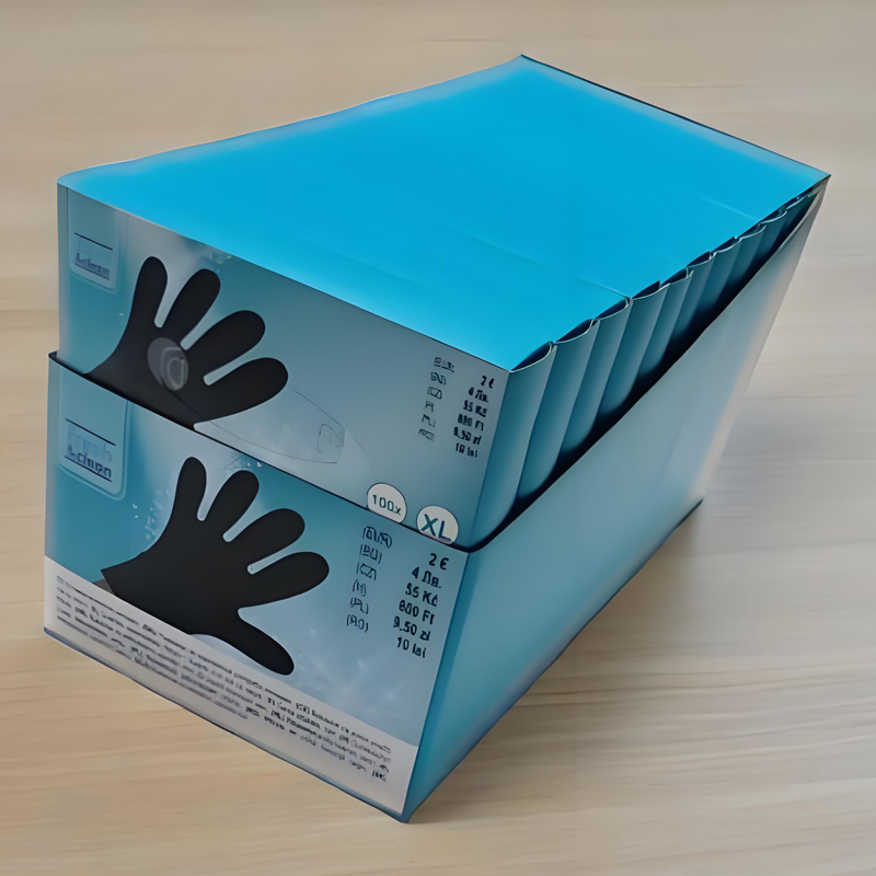 ‌‌Good temperature resistance Black TPE gloves (matte texture)