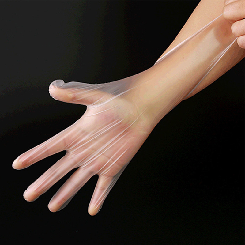 ‌‌‌Environmentally friendly and soft Off-white TPE gloves (matte texture)