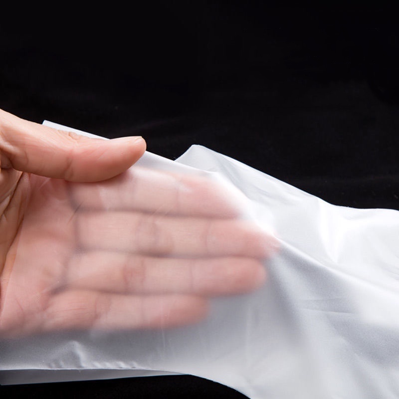 ‌‌‌Environmentally friendly and soft Off-white TPE gloves (matte texture)