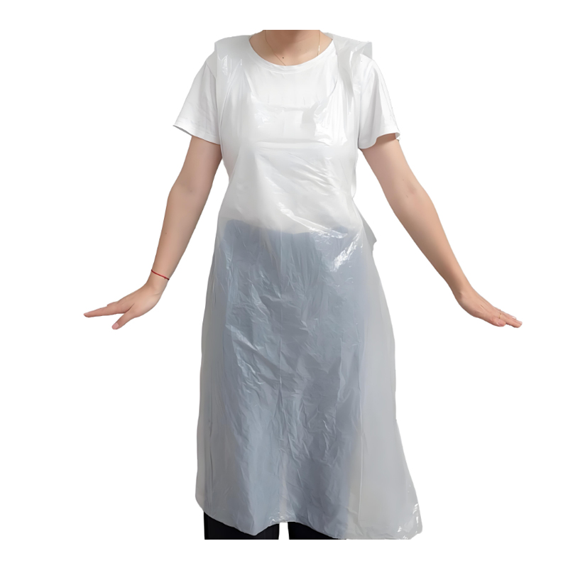 Creamy white PE apron