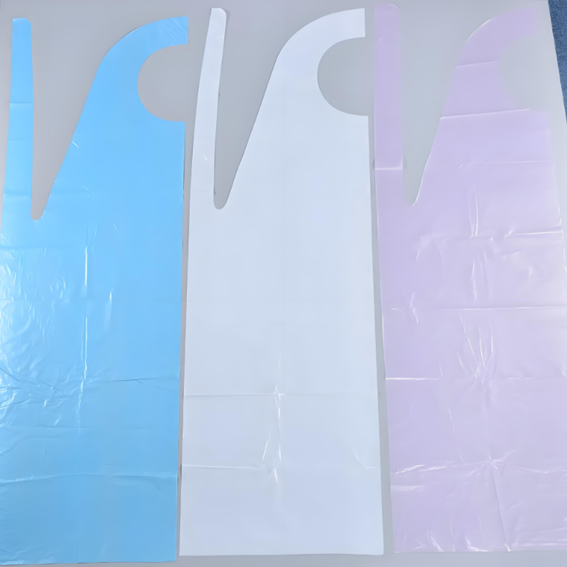 Creamy white PE apron