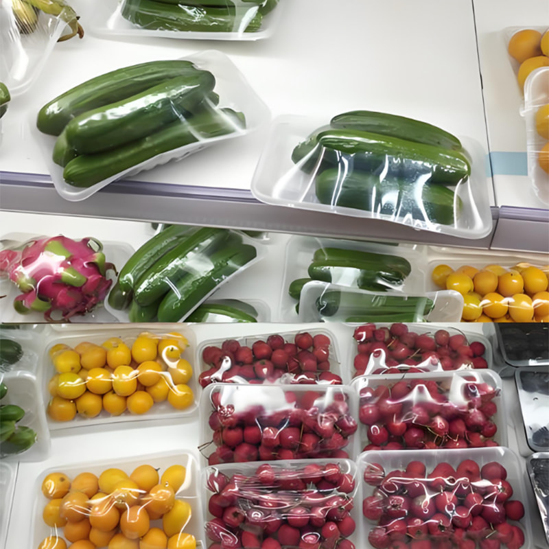 Highly transparent PVC cling film