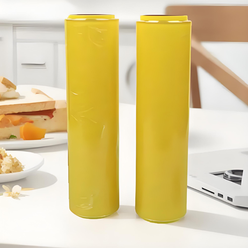 Highly transparent PVC cling film